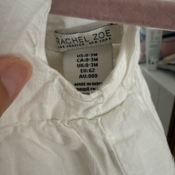 Matching White Dress Set with Floral Accents - Picture 3 of 5